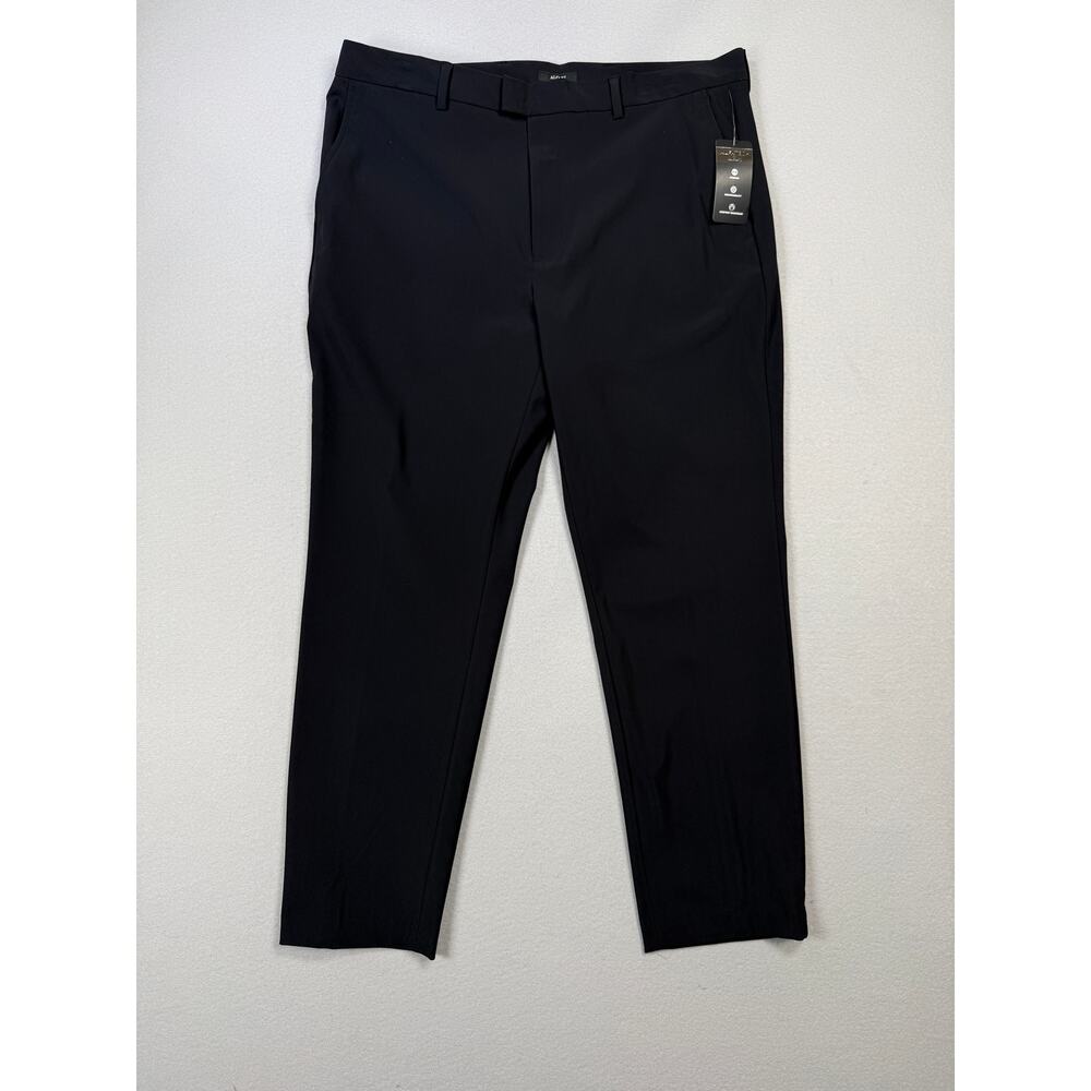 Alfani Men's Classic-Fit Solid Stretch Suit Pants black 38x30 $75
